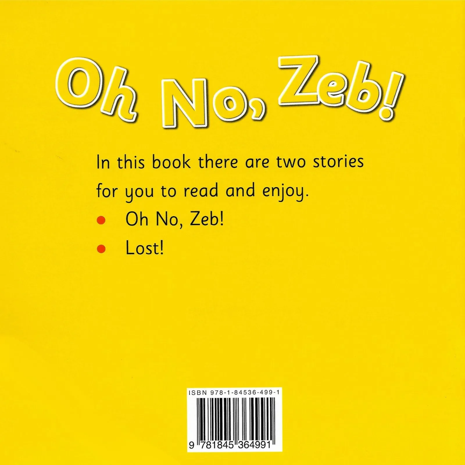 ■ Big Box Adventures - Oh No, Zeb! - Storybook 1