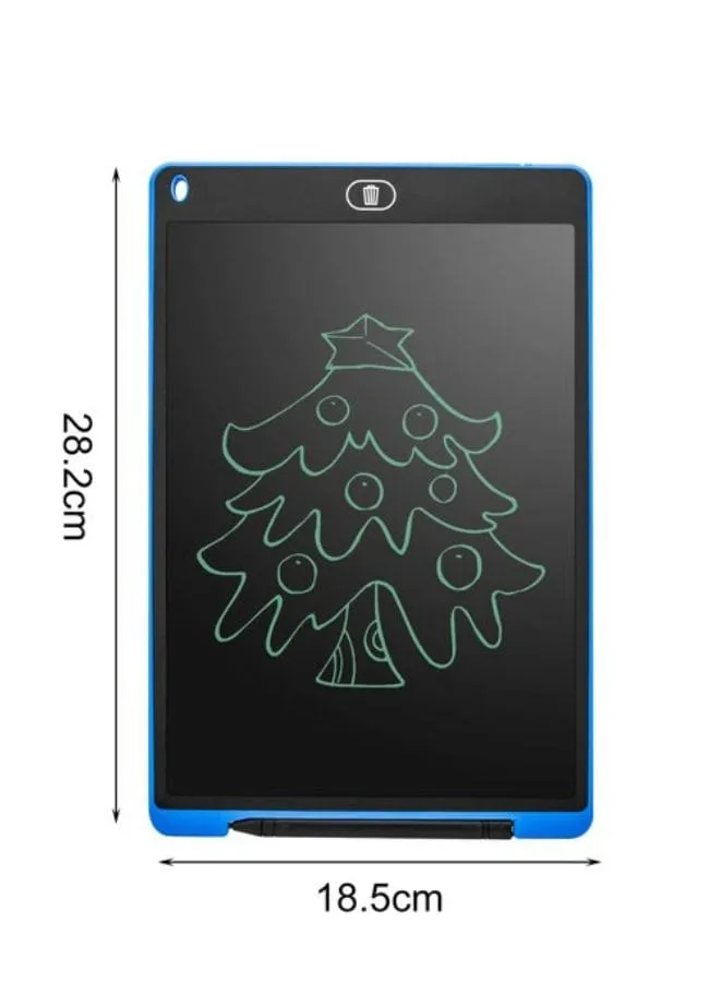 12 inch Writing Tablet Multifunctional Pressure Sensing ABS Protective LCD Drawing Board for Children,Blue