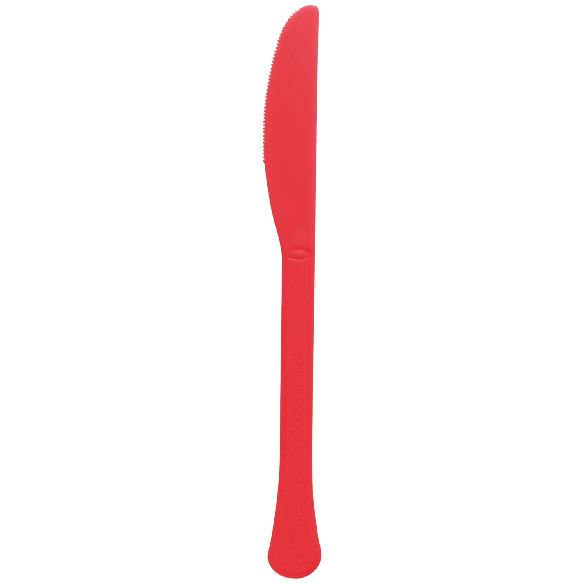 Apple Red Plastic Knives, 20 Count