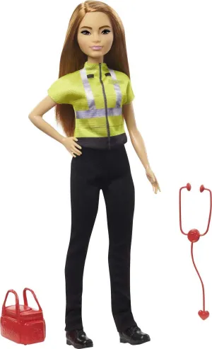 Barbie Paramedic Doll Petite Brunette