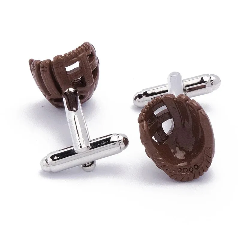 Baseball Glove Cufflinks