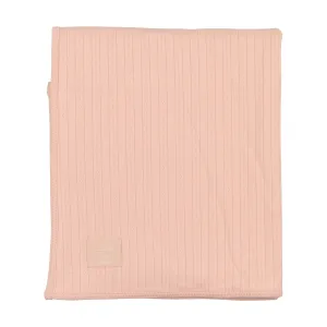 Bee and Dee Dusty Pink Classic Pointelle Blanket