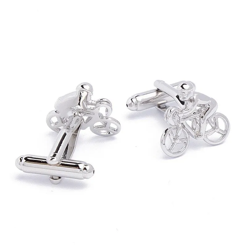 Bicycle Rider Cufflinks