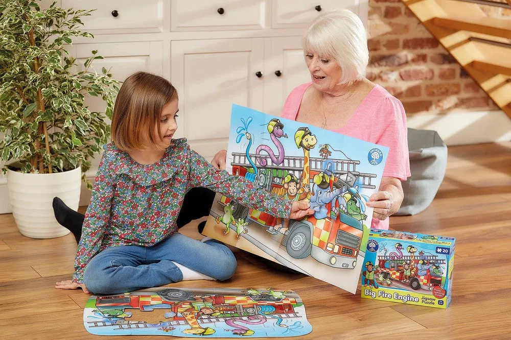 Big Fire Engine Jigsaw Puzzle