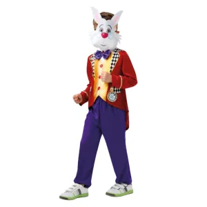 Boys Costume - White Rabbit Alice In Wonderland