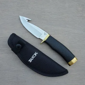 Buck 691 Zipper Skinning Knife Guthook - Rubber Handle