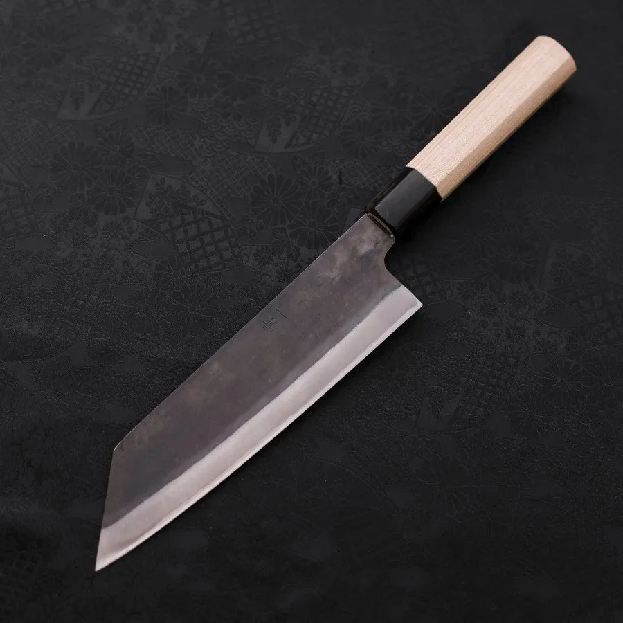 Bunka Blue steel #1 Kurouchi Stainless Clad Buffalo Magnolia Handle 190mm