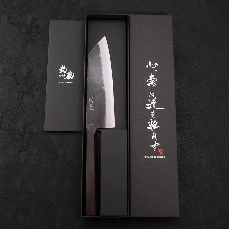 Bunka Blue steel #2 Kurouchi Ebony Handle 165mm