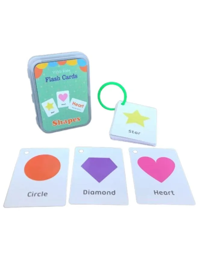 Children Learning Cards: Educational Baby Flash Cards Pocket Card Preschool Teaching Cards for kids, Shape