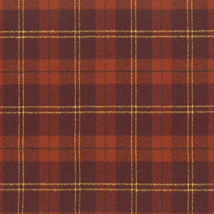 Cider Plaid Flannel Dog Squeaky Toy