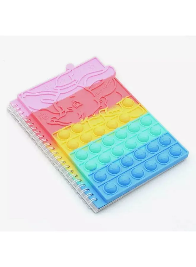 Colorful Decompress Bubble Cartoon Student Hand Ledger High Appearance Level Children poppet Notebook