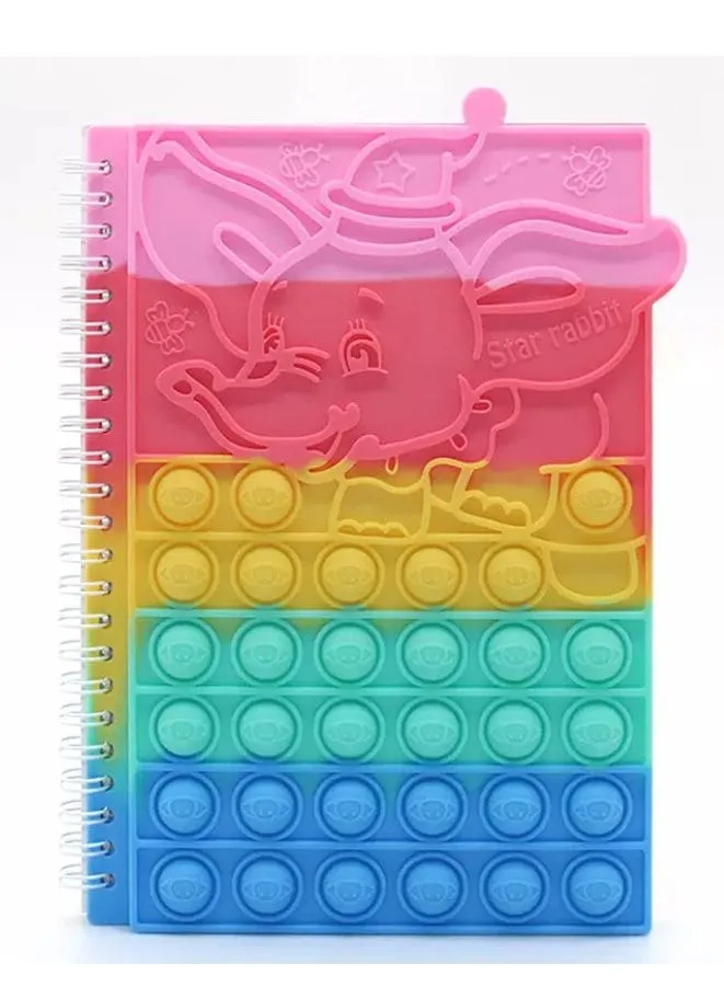 Colorful Decompress Bubble Cartoon Student Hand Ledger High Appearance Level Children poppet Notebook