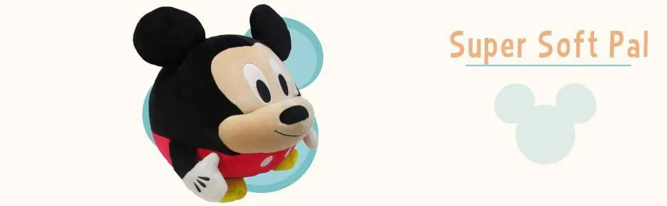 Cuddle Pal Stuffed Animal Plush Toy Mini with Jingle, Disney Baby Minnie Mouse, 4.5 Inches