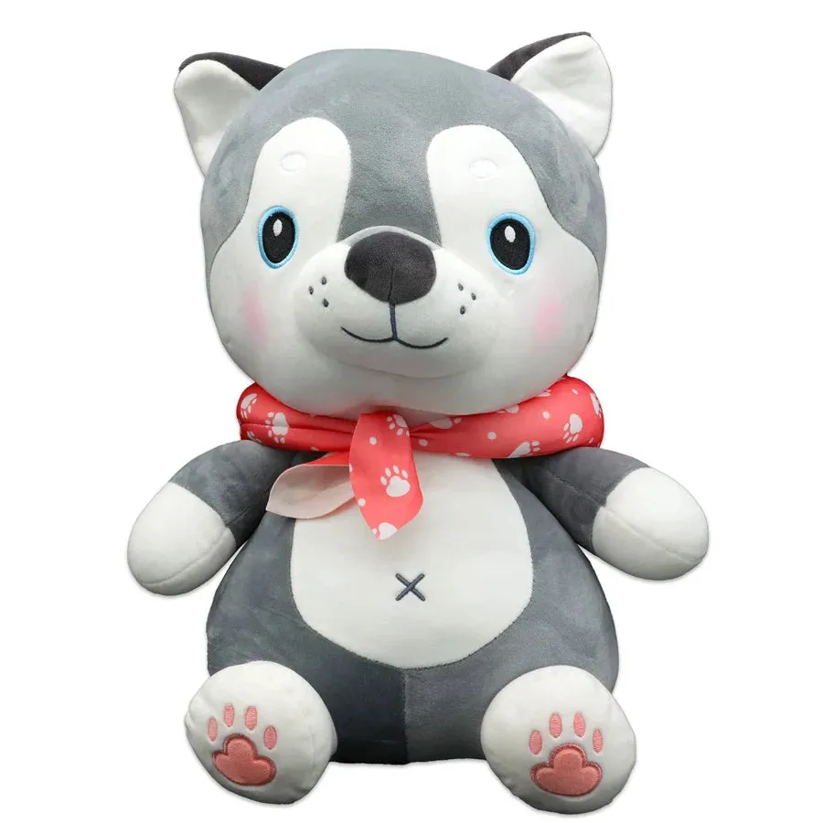 Cuddles Marshmallow Husky 48cms