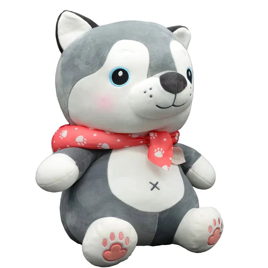 Cuddles Marshmallow Husky 48cms