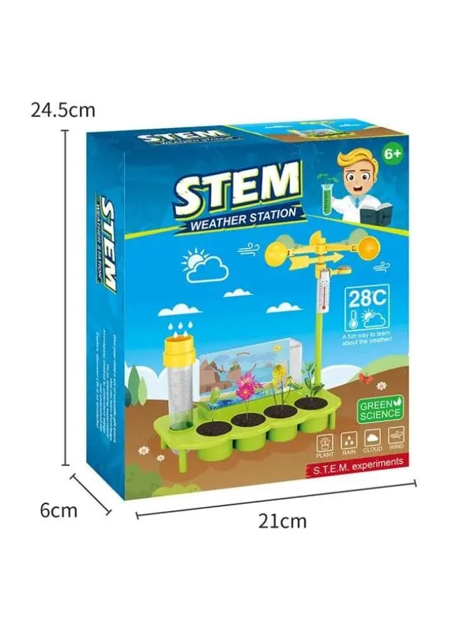 DIY Kids Weather Report Plantation Science Intellectual Toys Set STEM Educational Toys For Children Science Experiment Gift