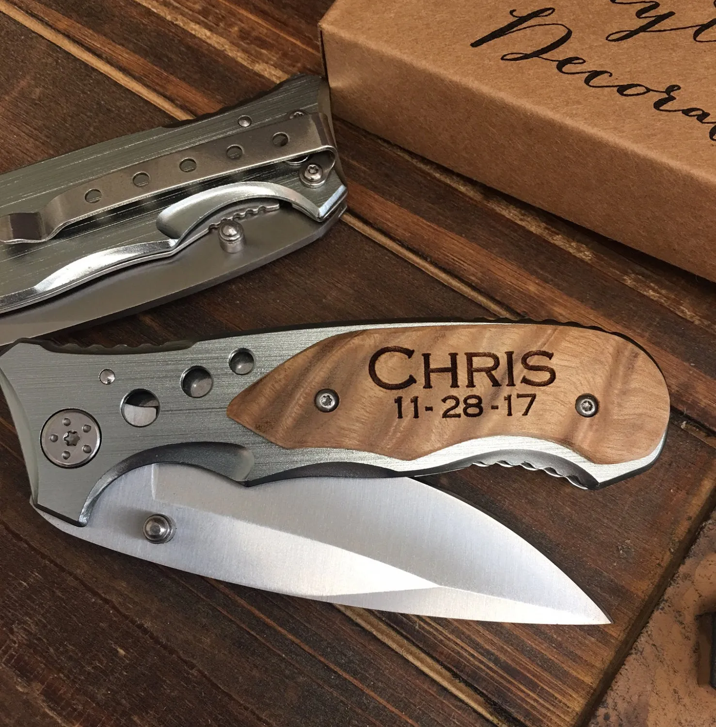 Engraved Pocket Knife