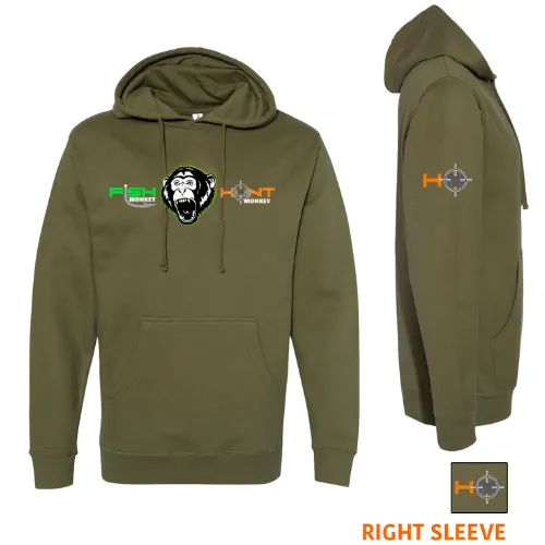 Fish & Hunt Monkey Hoodie