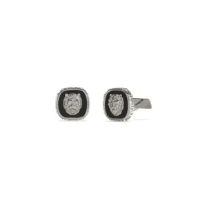 Gents Lion 18mm Coin Cufflinks UMC04008STBK