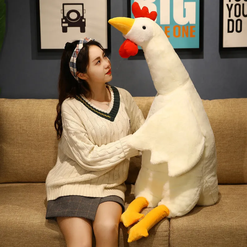 Giant Huggable Chicken Plushie