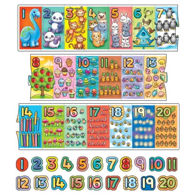 Giant Number Puzzle by Orchard Toys