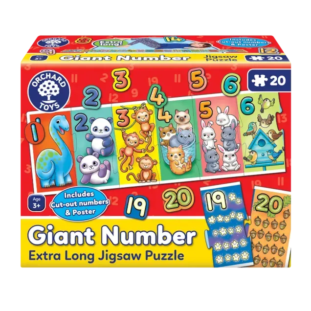 Giant Number Puzzle by Orchard Toys