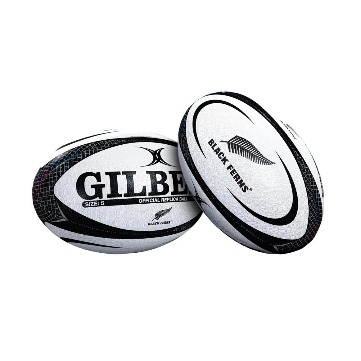 GILBERT - Black Ferns Replica Ball (Size 5)