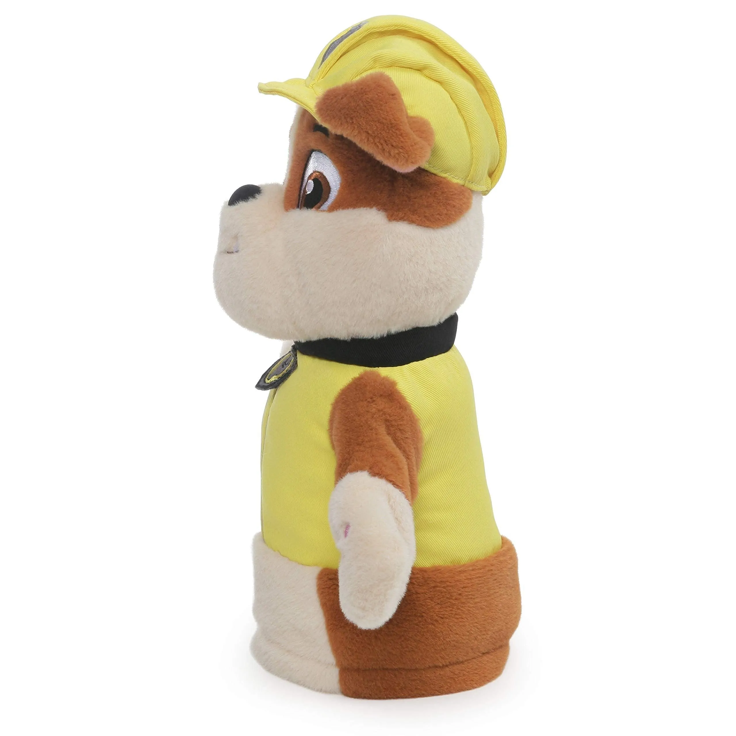 GUND Paw Patrol Rubble Hand Puppet Plush Stuffed Animal Dog