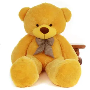 Hug N Feel 3 Feet Yellow Giant Teddy Bear Soft, Plush, and Cuddly Stuffed Animal for Kids, Birthdays, Anniversaries, Valentine's Day, and Special Occasions Large Huggable