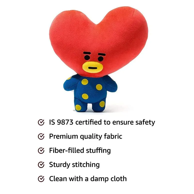 HUG 'n' FEEL SOFT TOYS tata Soft Toy BT21 BTS Bangtan Boys Sitting Stuffed Plush Toy Size 30cm