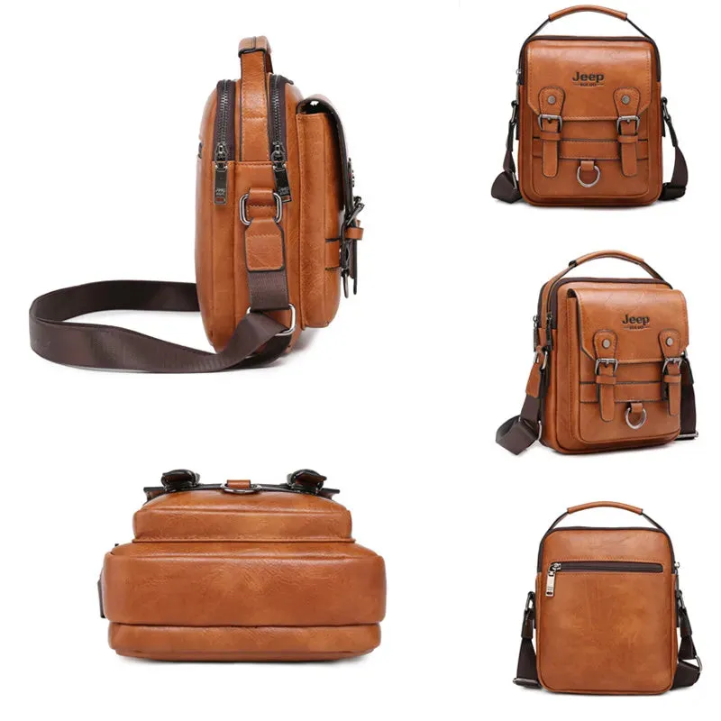 JEEP BULUO Multi-function Handbags Men