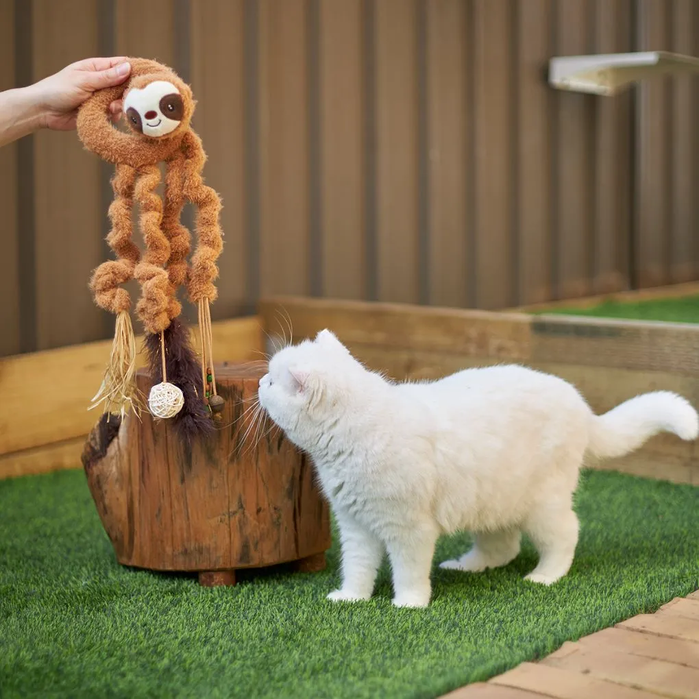 Kazoo Long Legged Sloth Cat Toy