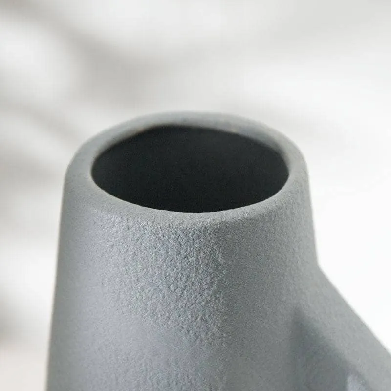 Light Grey Jug Vase - 31cm