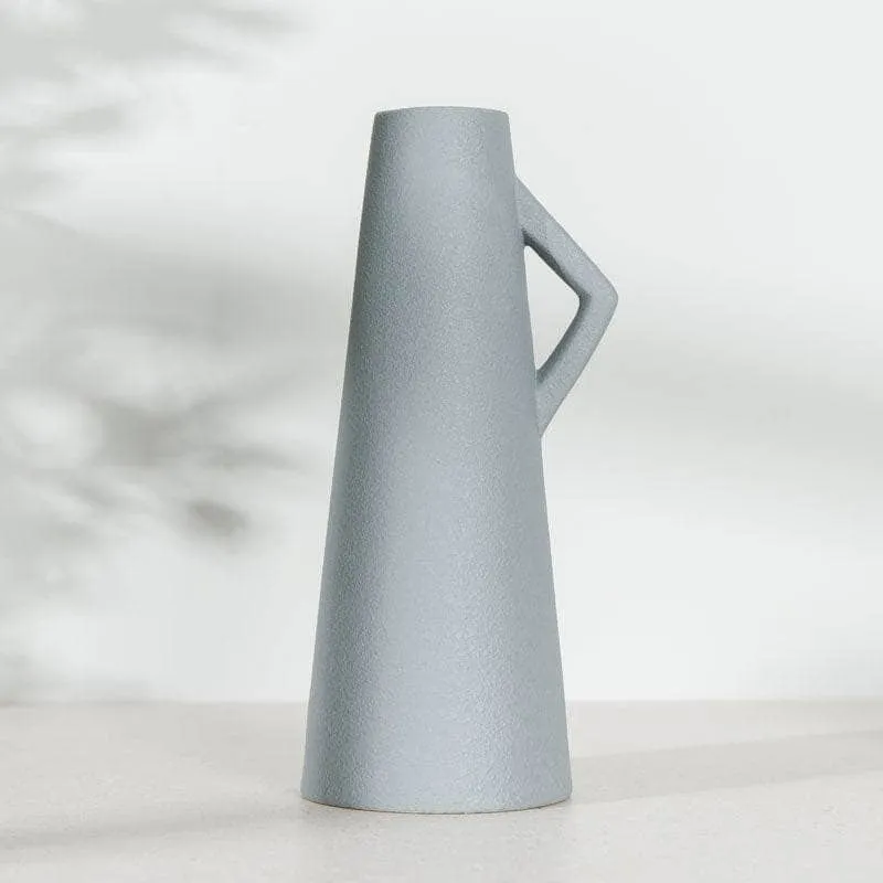 Light Grey Jug Vase - 31cm