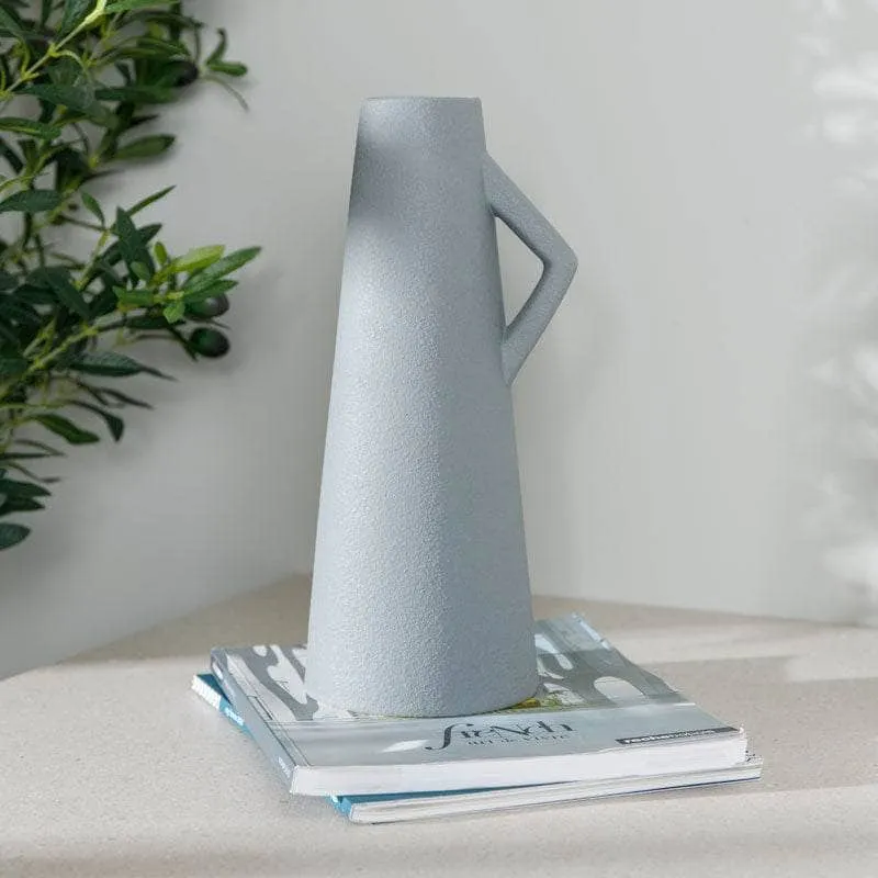 Light Grey Jug Vase - 31cm