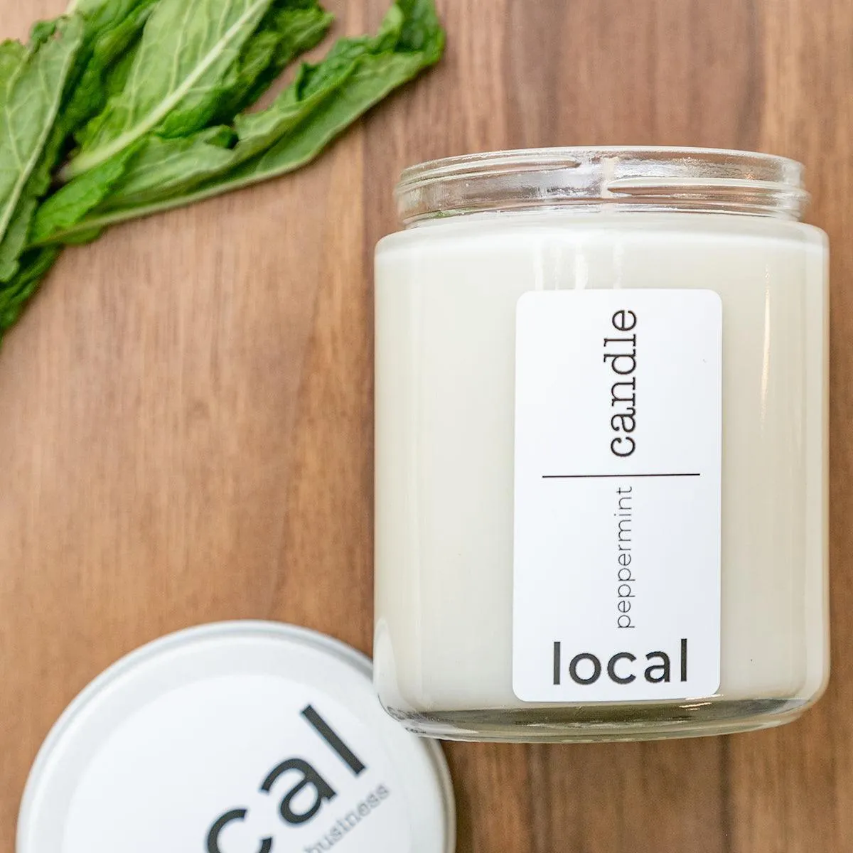 local candle - orange cinnamon clove