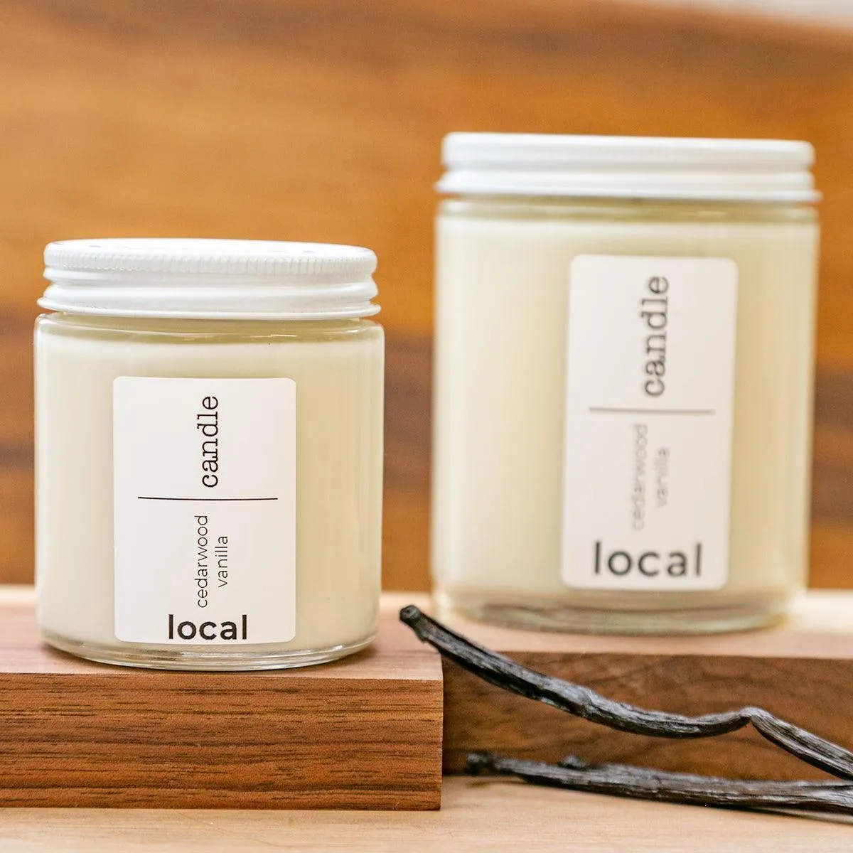 local candle - orange cinnamon clove