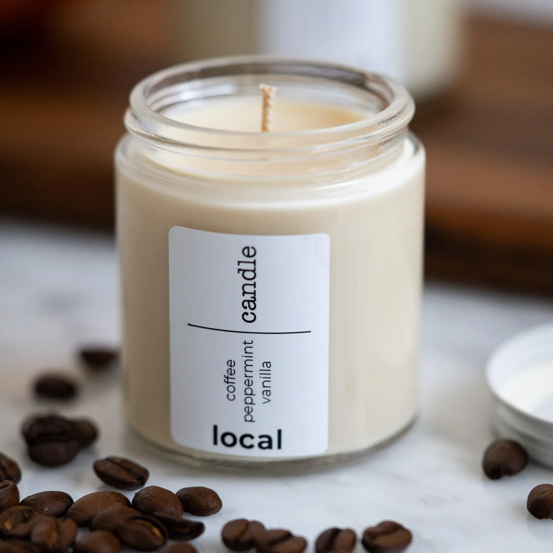 local candle - orange cinnamon clove