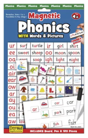 Magnetic Phonics With Words and Pictures