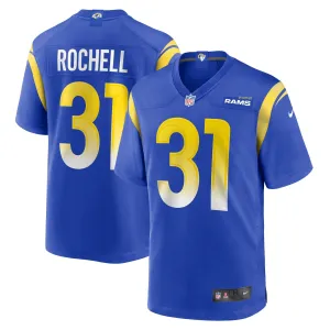 Men's Nike Robert Rochell Royal Los Angeles Rams Game Player Jersey