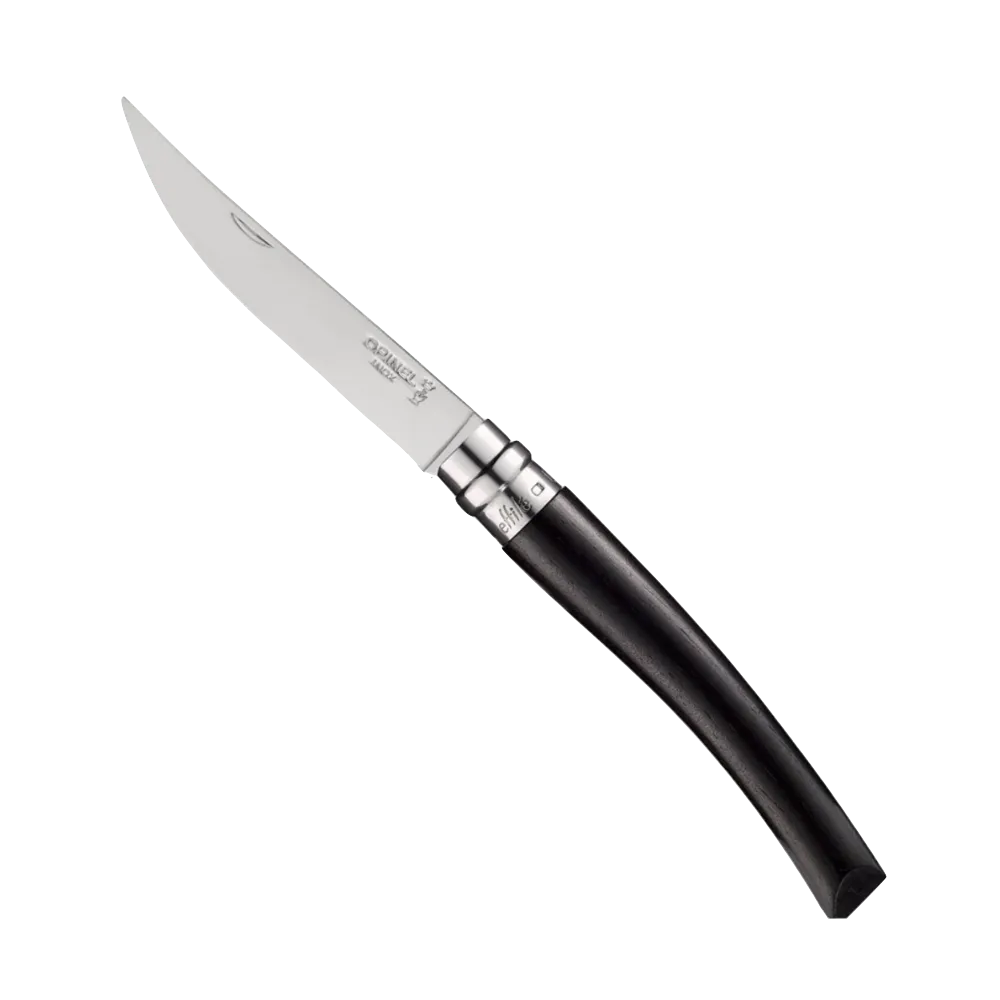 No°10 Effilé Stainless Steel Slim Folding Knife - Ebony