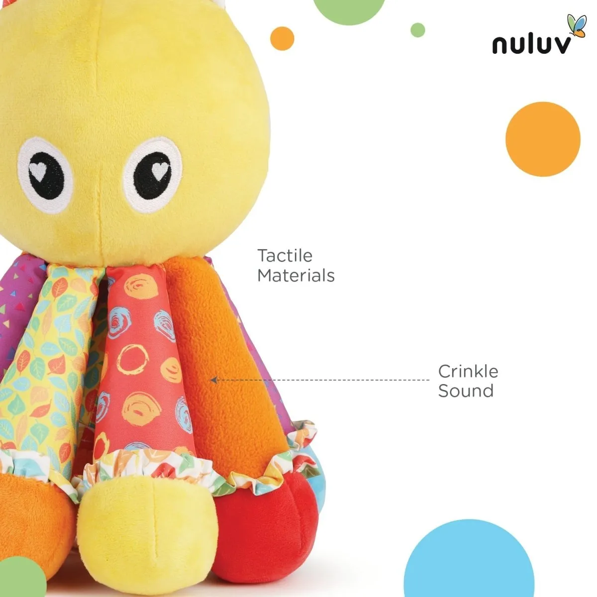 Nuluv Activity  Soft Toy- Octopus