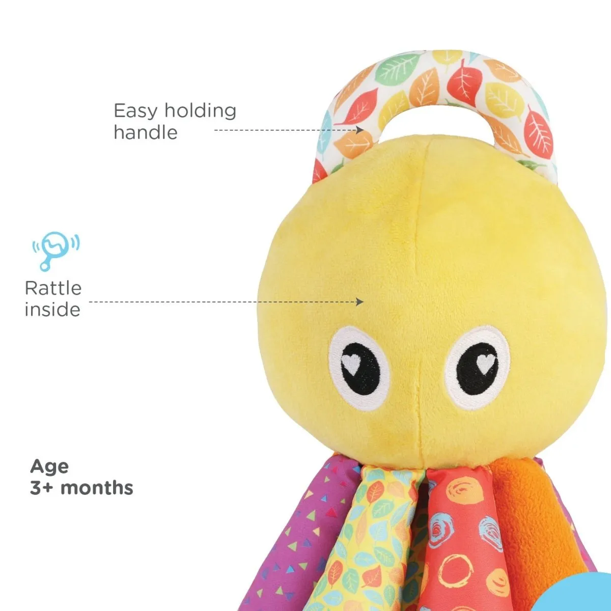 Nuluv Activity  Soft Toy- Octopus