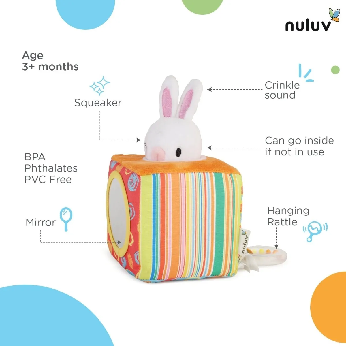 Nuluv Bunny Cube- Magic Trick Mirror Rabbit