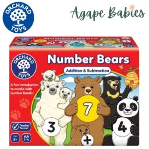 Orchard Toys Number Bears Addition and Subtraction Game