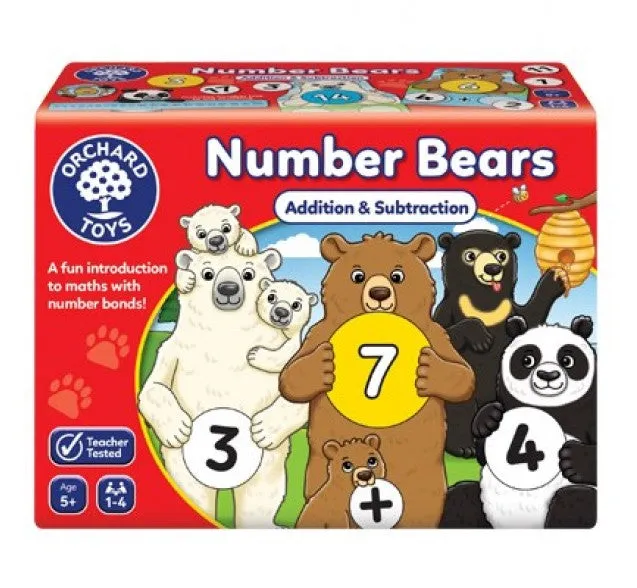 Orchard Toys Number Bears Addition and Subtraction Game