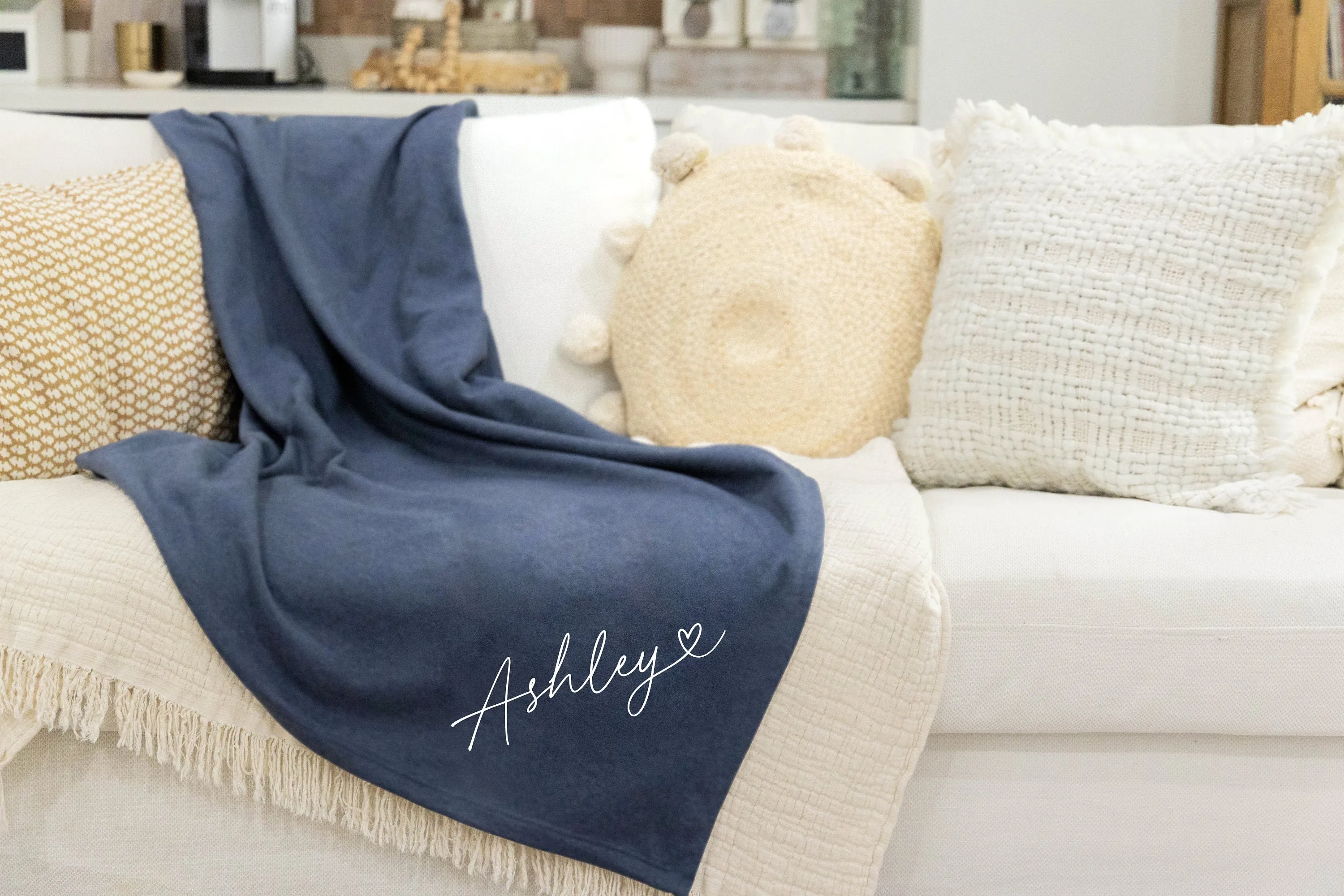 Personalized Blanket for Adults | Custom Throw Blankets with Name