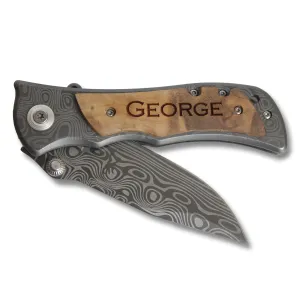 Personalized Folding Pocket Knife