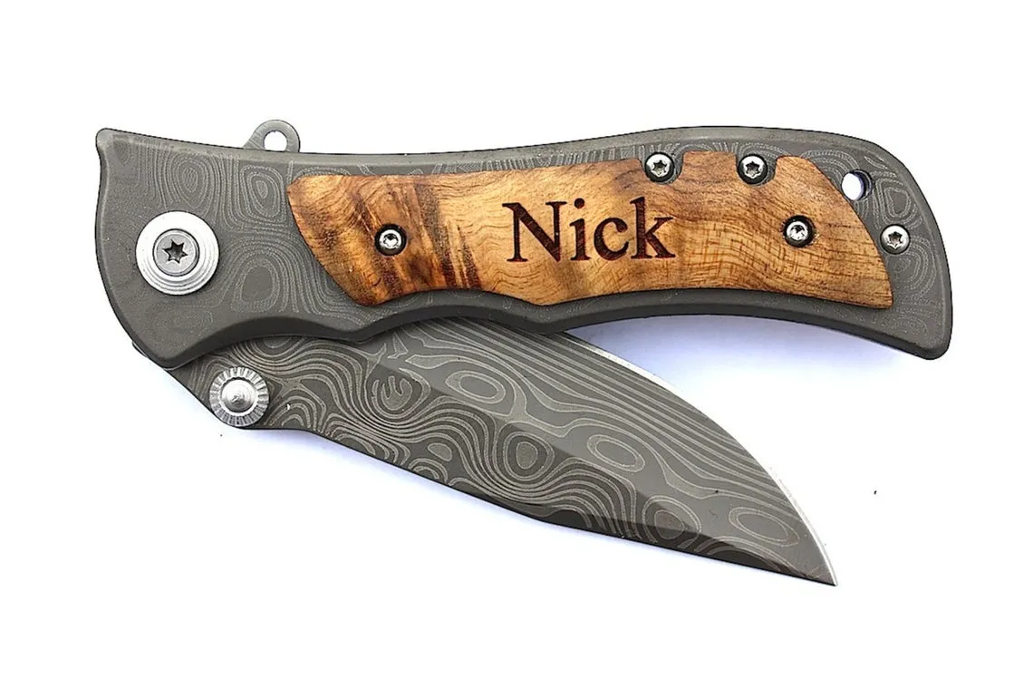 Personalized Folding Pocket Knife