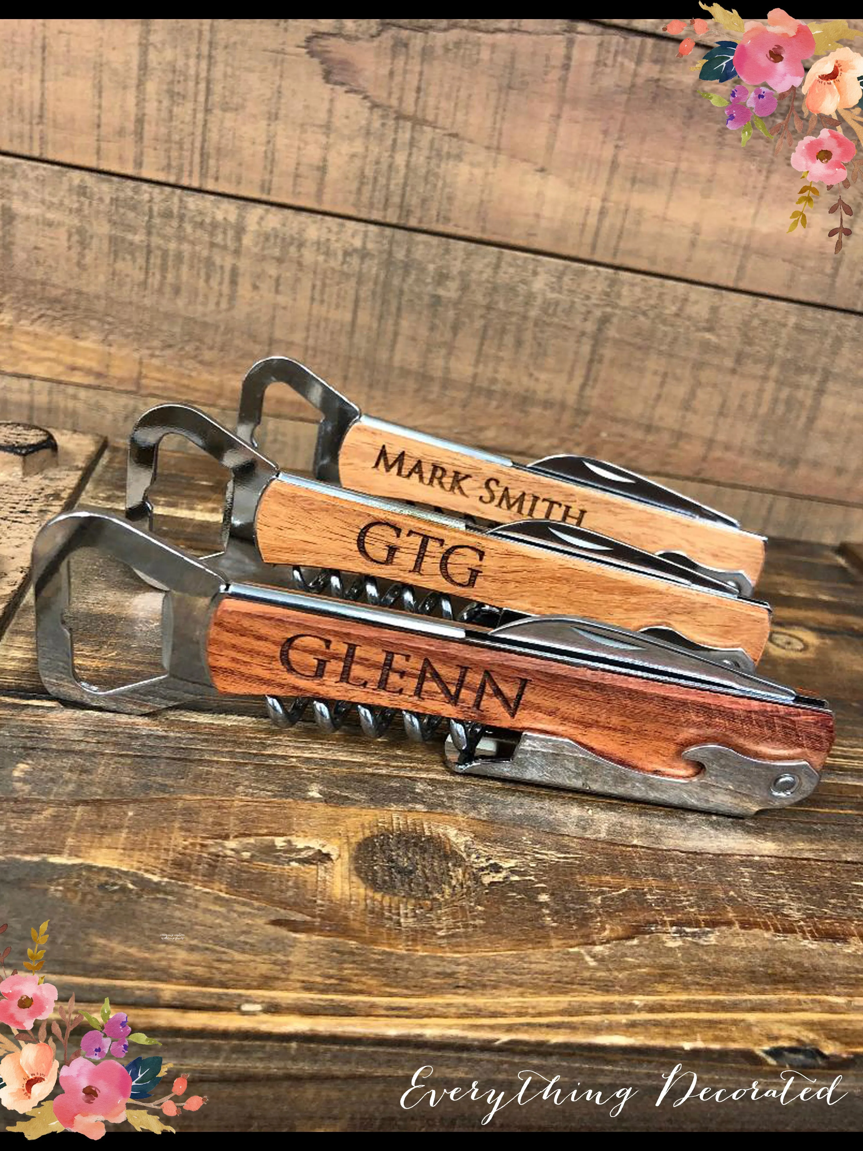 Personalized Wine Bottle Opener